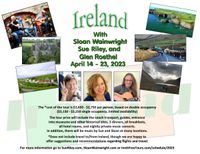 IRELAND with Sloan Wainwright, Sue Riley, and Glen Roethel