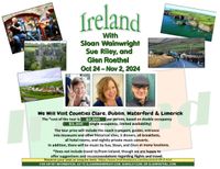 Travel in Ireland with Sloan, Glen, and Sue in 2024