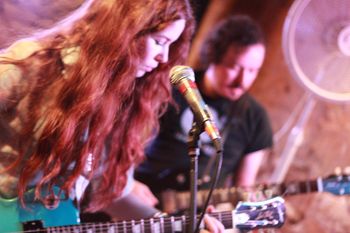 Two guitars are better than none! Photo by Max Cooper
