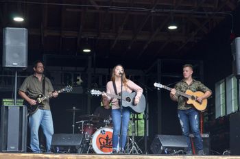 So fun to rock out with a full band for First In Last Out
