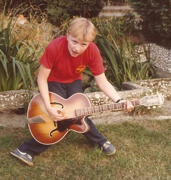 1983 First guitar - Hofner President
