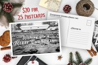 Elizabethton Covered Bridge Christmas Postcards (25 pack)