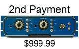 $999.99 2ND PAYMENT (DUE BEFORE SHIPPING]