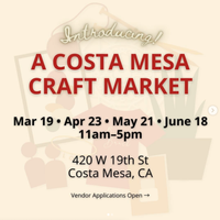 Jessica Gerhardt at Costa Mesa Craft Market 