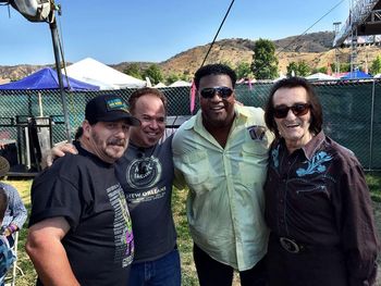 Ken with Jo El Sonnier, Chubby Carrier, and Doug Kershaw
