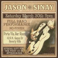 Jason Sinay Live (Full Band Performance)