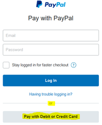 You DON'T NEED a PayPal account to purchase!!!     Just click on the "Pay with Debit or Credit Card" link when you checkout.