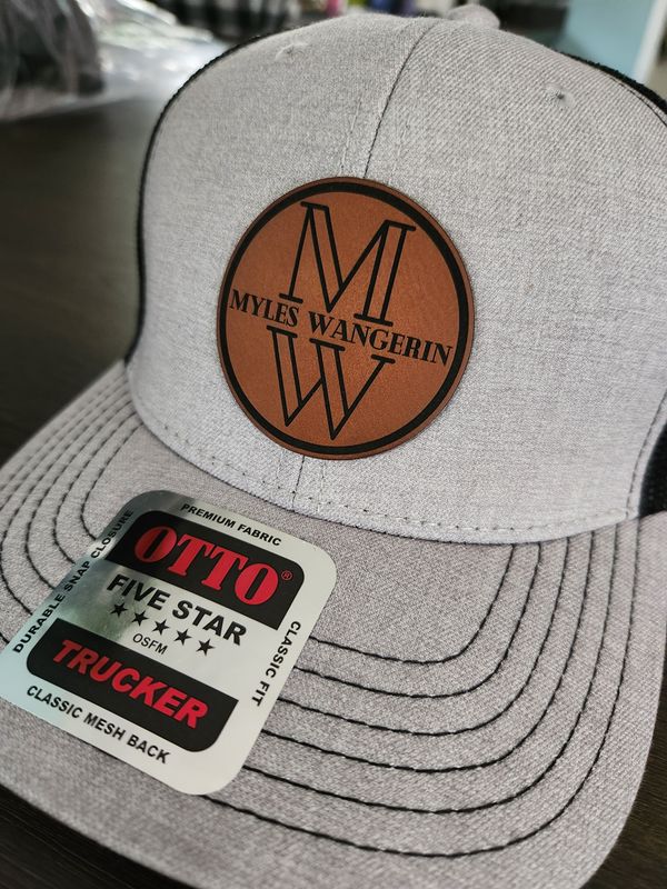 MW Leather Patch Hat