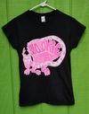 T-shirt - black/pink w/Piasa bird