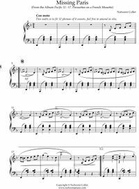 PACIFIC 32 - 17. "Missing Paris" - Pirouettes on a French Musette - PDF Sheet Music