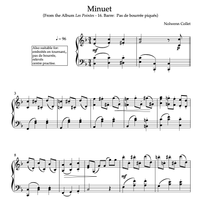 LES POINTES - 16. PAS DE BOUREE PIQUES MINUET - Sheet music PDF