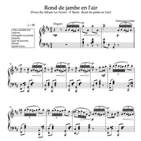LES POINTES - 9. ROND DE JAMBE EN L'AIR - Sheet music PDF