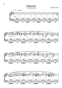 GALA - 7. BATTEMENTS JETES "Habanita" Sheet music PDF