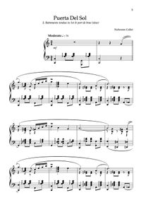 GALA - 2. BATTEMENTS TENDUS IN 1st & PORT DE BRAS (slow) "Puerta Del Sol" Sheet music PDF