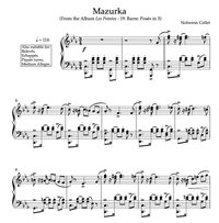 LES POINTES - 19. POSES IN 3 -  MAZURKA - Sheet music PDF