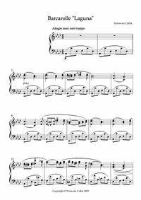 BARCAROLLE LAGUNA - Sheet music