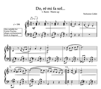 EN ROSE - 1. WARM UP "Do, Ré Mi Fa Sol..." - Sheet music PDF