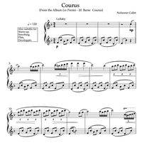 LES POINTES - 20. COURUS -  LULLABY - Sheet music PDF