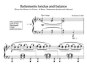 LES POINTES - 8. BATTEMENTS FONDUS AND BALANCE - Sheet music PDF