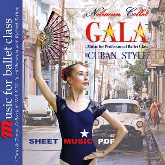 partitions de piano pour le cours de danse classique Nolwenn Collet compositions originales musique cubaine extraits du repertoire de danse classique