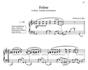 EN ROSE - 8. FONDUS AND BALANCE  "Feline" - Sheet music PDF