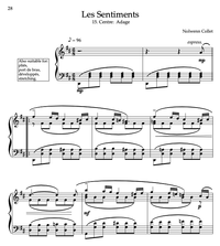 EN ROSE - 15. ADAGE  "Les Sentiments" - Sheet music PDF