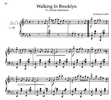 RENDEZ-VOUS... - 15. GRANDS BATTEMENTS "Walking in Brooklyn" - Sheet music PDF