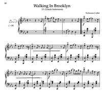 RENDEZ-VOUS... - 15. GRANDS BATTEMENTS "Walking in Brooklyn" - Sheet music PDF