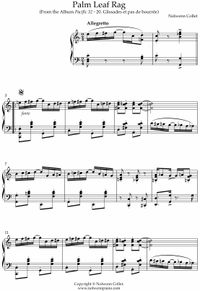 PACIFIC 32 - 20. "Palm Leaf Rag" - Glissades et pas de bourrée - PDF Sheet Music