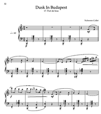 RENDEZ-VOUS... - 17. PORT DE BRAS 1 "Dusk in Budapest" - Sheet music PDF