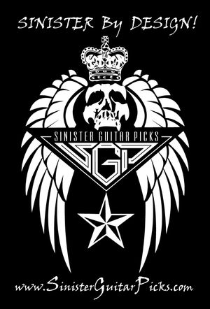Sinister X is Proudly Endorsed by Sinister Guitar Picks