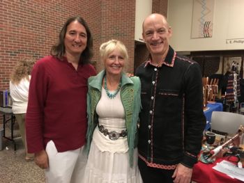 With Ron Korb and Wouter Kellerman-At the World Flute Society
