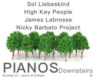Nicky Barbato Project at Pianos