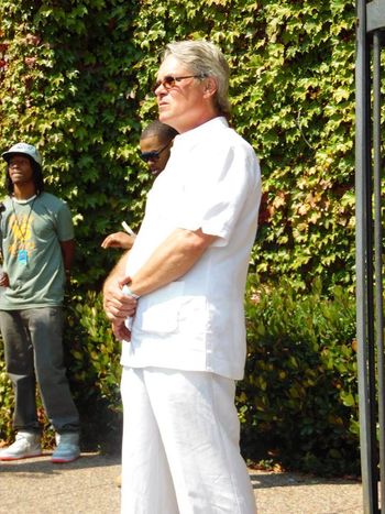 Backstage at The Art & Soul Festival
