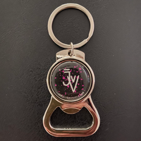 JLV logo keychain and bottle opener