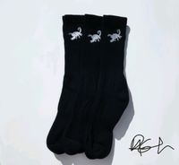 Unknown Scorpion Cotton-Blend Crew Sock 3-Pack Blk/Wht