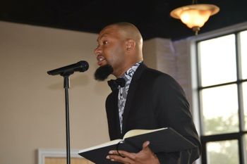 Performing at the Cossom wedding reception.
