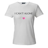 Women's T-Shirt – "I Can't Alone"