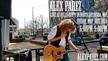 www.alexparez.com/shows Alex The Red Parez aka El Rojo! Live! At Hello Betty in North Bethesda, MD! Friday! May 31st, 2024 6:00pm-9:00pm!

