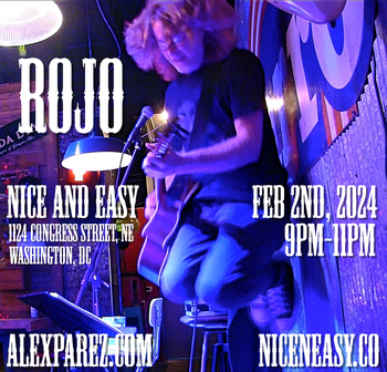 www.alexparez.com/shows Alex The Red Parez aka El Rojo returns to Nice & Easy in Washington, DC! Friday! February 2nd, 2024! 9:00pm-11:00pm!
