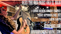 Alex The Red Parez aka El Rojo Returns to Honor Brewing Kitchen in Fairfax, VA!  Friday, September 23rd, 2022 7:00pm-9:00pm! alexparez.com