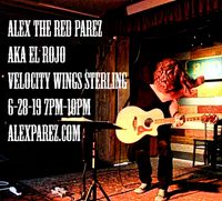 Alex The Red Parez aka El Rojo Live! At Velocity Wings Sterling!