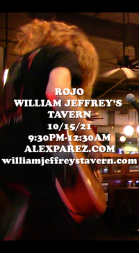 Alex The Red Parez aka El Rojo Returns to William Jeffrey's Tavern in Arlington, VA! Friday, October 15th, 2021 9:30pm-12:30am! alexparez.com