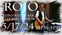 Alex The Red Parez aka El Rojo! Live! At Tom's Watch Bar in National Harbor! For St. Patrick's Day 2024! Sunday, March 17th, 2024 12:00pm-3:00pm! alexparez.com