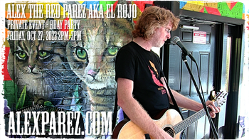 www.alexparez.com/shows Alex The Red Parez aka El Rojo Returns to perform at a Private Event! Birthday Party! Friday, October 27th, 2023! 2:00pm-3:00pm!
