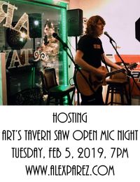 Hosting Art's Tavern SAW Open Mic Night!