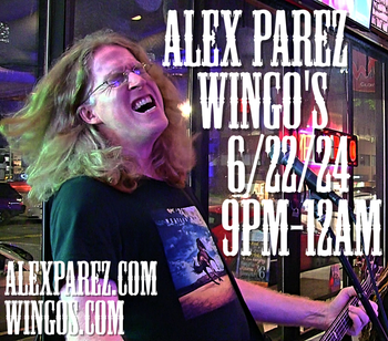 www.alexparez.com/shows Alex The Red Parez aka El Rojo Returns to Wingo's in Washington DC! Saturday! June 22nd, 2024 9:00pm-12:00am!
