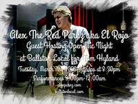 Alex The Red Parez aka El Rojo Guest Hosting Ballston Local Open Mic Night!