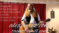 Alex The Red Parez aka El Rojo! Live! At Tacketts Mill Winter Wonderland at the Clearbrook Center of the Arts! Saturday! December 11th, 2021, 12:00pm-2:00pm!  alexparez.com