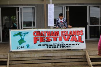 It's not every day you play in the Chathams...

